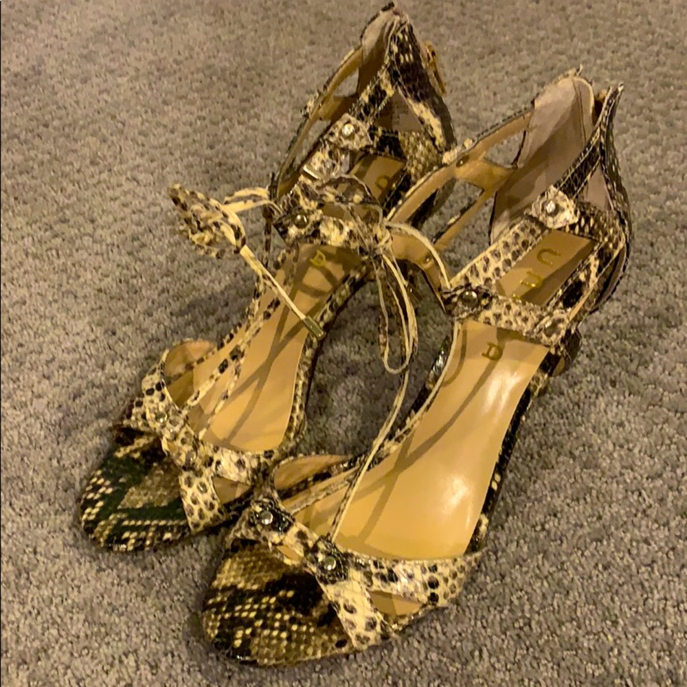 Unisa - Python sandals never worn